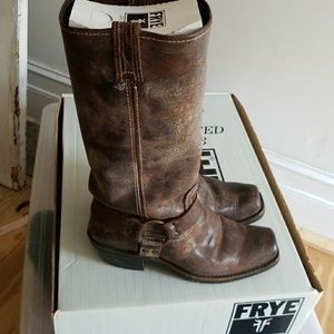Frye harness boots